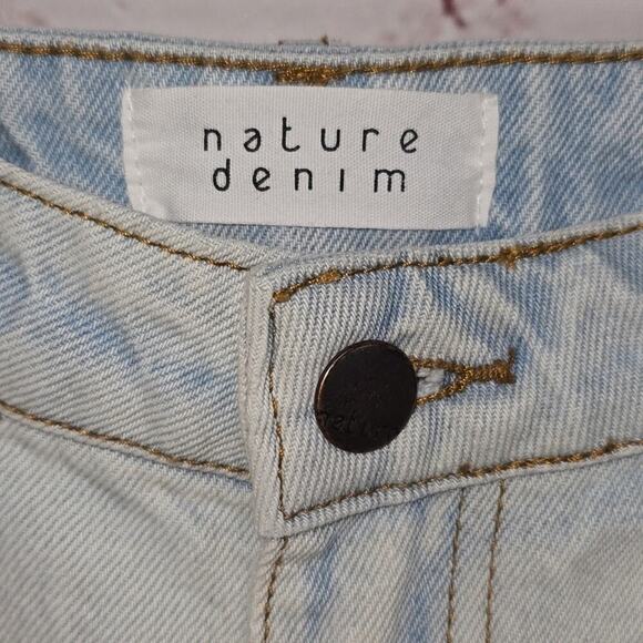 Nature Denim Kyler Mom Jeans Distressed Light Wash Womens Size 9 NWT - Picture 4 of 14